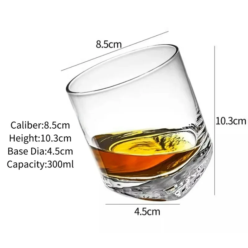 Whiskey Glasses,Engraved Whiskey Glass,Old Fashioned Whiskey Glasses,Classical Scotch Glasses,Perfect Gift for Scotch Lovers