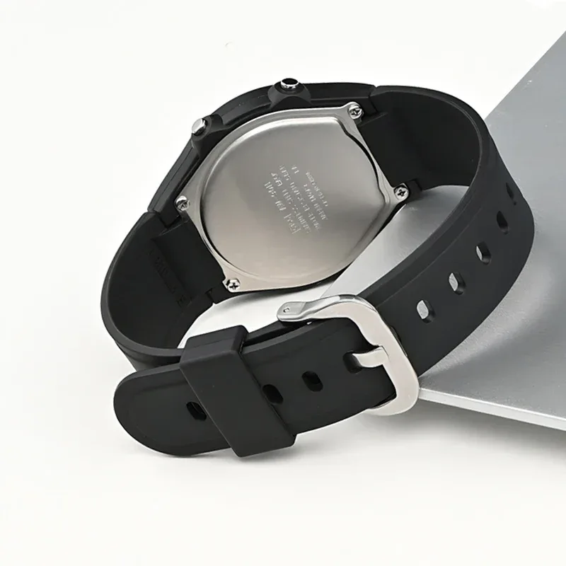 Resin Strap for Casio AW-90H Sport Waterproof Stainless Steel Buckle Men's Rubber Replace Band Bracelet Watch Accessories