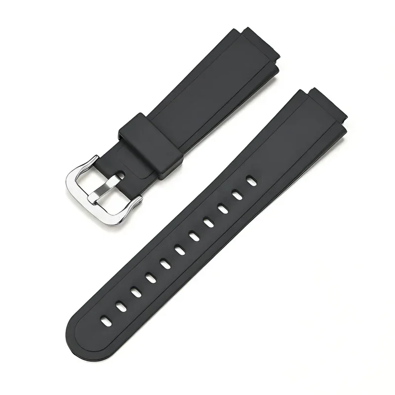 Resin Strap for Casio AW-90H Sport Waterproof Stainless Steel Buckle Men's Rubber Replace Band Bracelet Watch Accessories