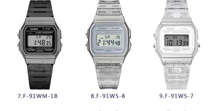 Casio watch men top luxur set military LED relogio digital watch sport Waterproof quartz men watch Neutral watchs F91W series