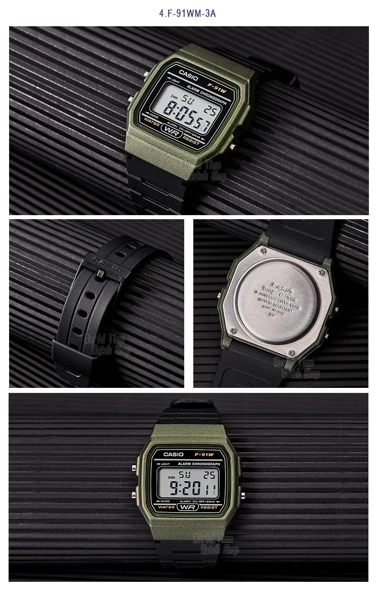 Casio watch men top luxur set military LED relogio digital watch sport Waterproof quartz men watch Neutral watchs F91W series