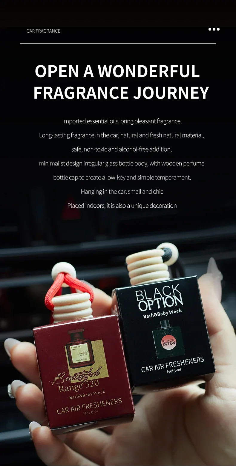 Perfume Car perfume, a car fragrance used for car interior accessories, a long-term car air freshener, keep charming and fresh