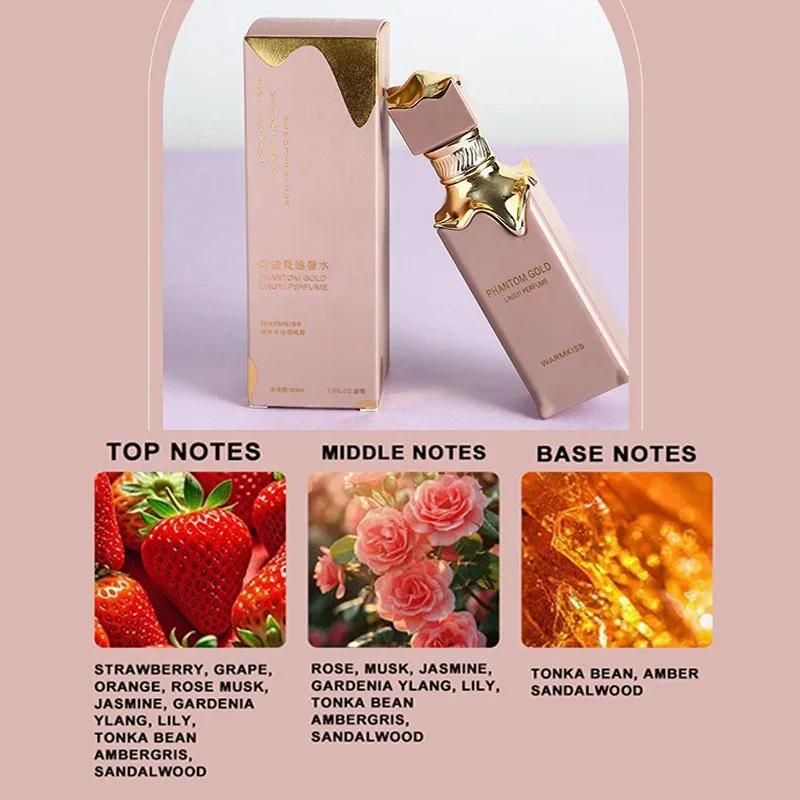 Arabic Perfume For Women Sweet Vanilla Sensual Cologne Lasting Fragrance Body Spray Eau De Parfum, Pheromone Gift For Her 50ml