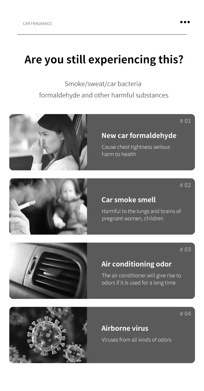 Perfume Car perfume, a car fragrance used for car interior accessories, a long-term car air freshener, keep charming and fresh