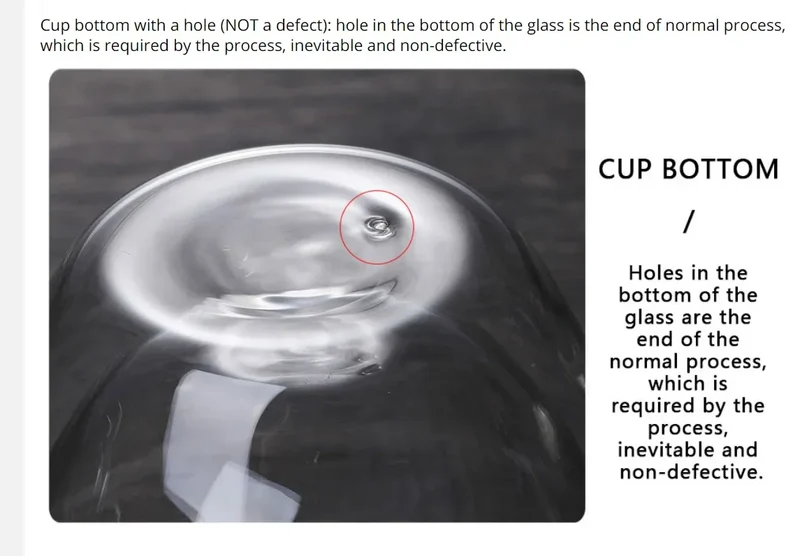 1-6PCS 80-650ml Double Wall Glass Clear Handmade Heat Resistant Tea Cups Healthy Drink Coffee Milk Mug Insulated Shot Glass Gift
