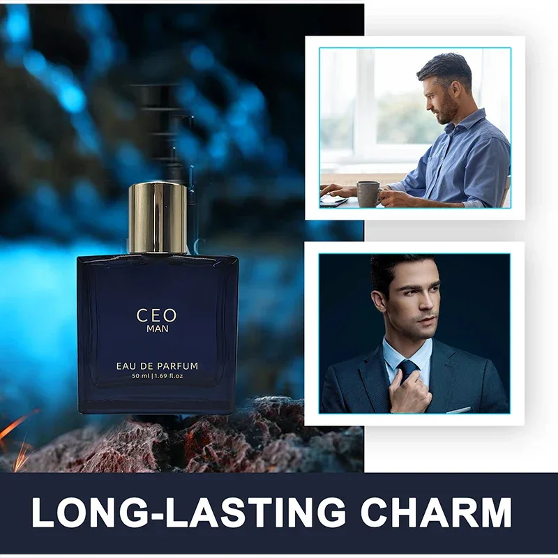 Classic High-end Men's Perfume Men's Lasting Scent Couples Date Eau De Parfum Exudes Captivating Charm Fresh Sandalwood Vanilla