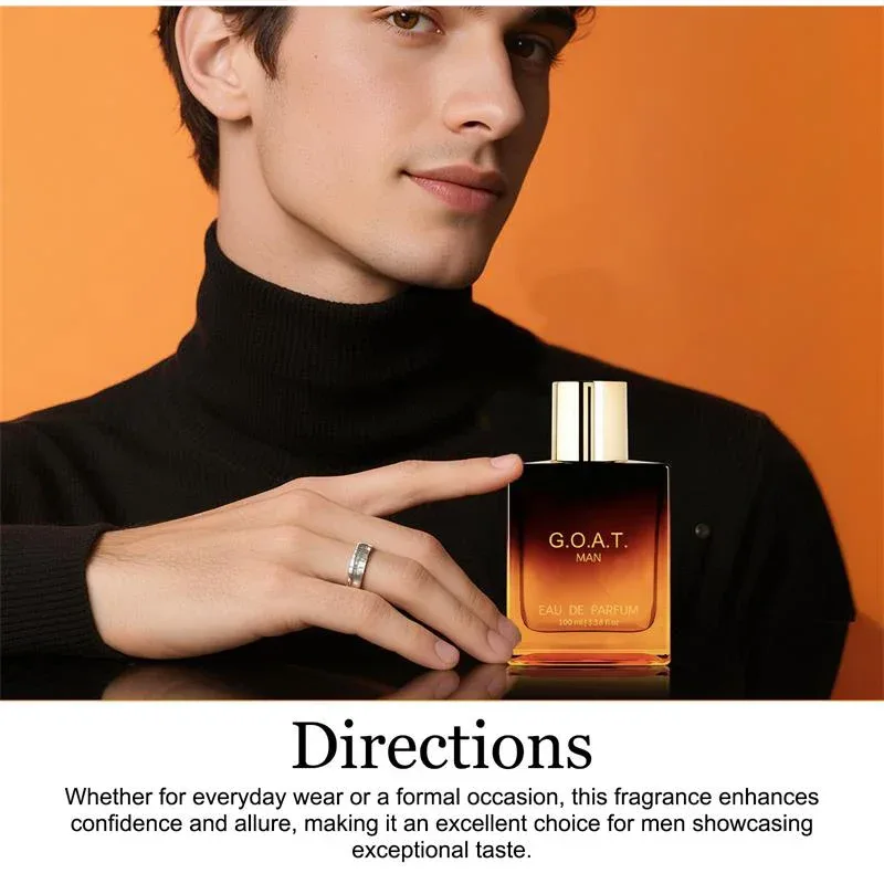 Classic High-end Men's Perfume Men's Lasting Scent Couples Date Eau De Parfum Exudes Captivating Charm Fresh Sandalwood Vanilla