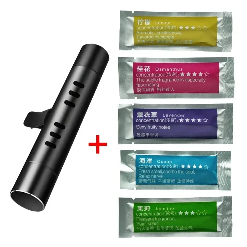 5/15pcs Car Air Freshener Smell In The Car Styling Air Vent Perfume Parfum Flavoring For Auto Interior Accessorie Air Freshener