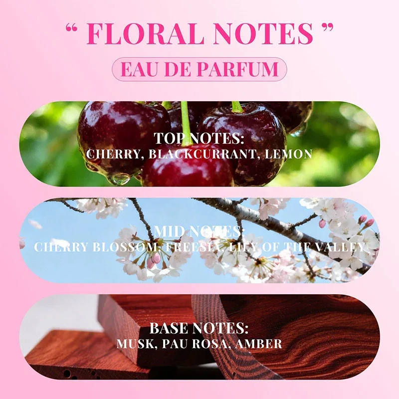 Pheromones Perfume For Women To Attract Men,Long Lasting Roll On Scent,Fruity Floral Eau De Parfum,Jasmine/Violet/Musk Fragrance