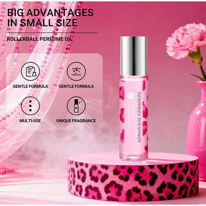 Pheromones Perfume For Women To Attract Men,Long Lasting Roll On Scent,Fruity Floral Eau De Parfum,Jasmine/Violet/Musk Fragrance