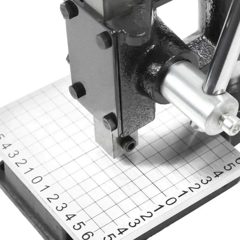 Leather Craft Imprinting Machine DIY Manual Embossing Press Cut Leathe Hole Puncher Punching Bronzing Tool Cutting Stitching
