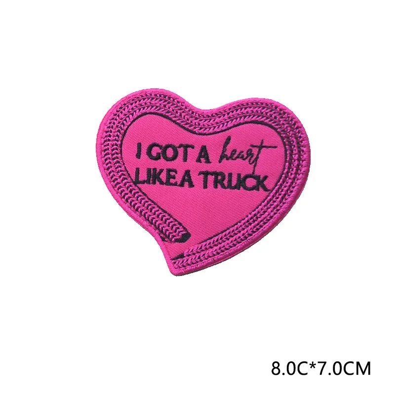 Valentine's Day Emblem Clothing Accessories Badge Sticker Embroidered Embroidery Sticker Iron-on Patches