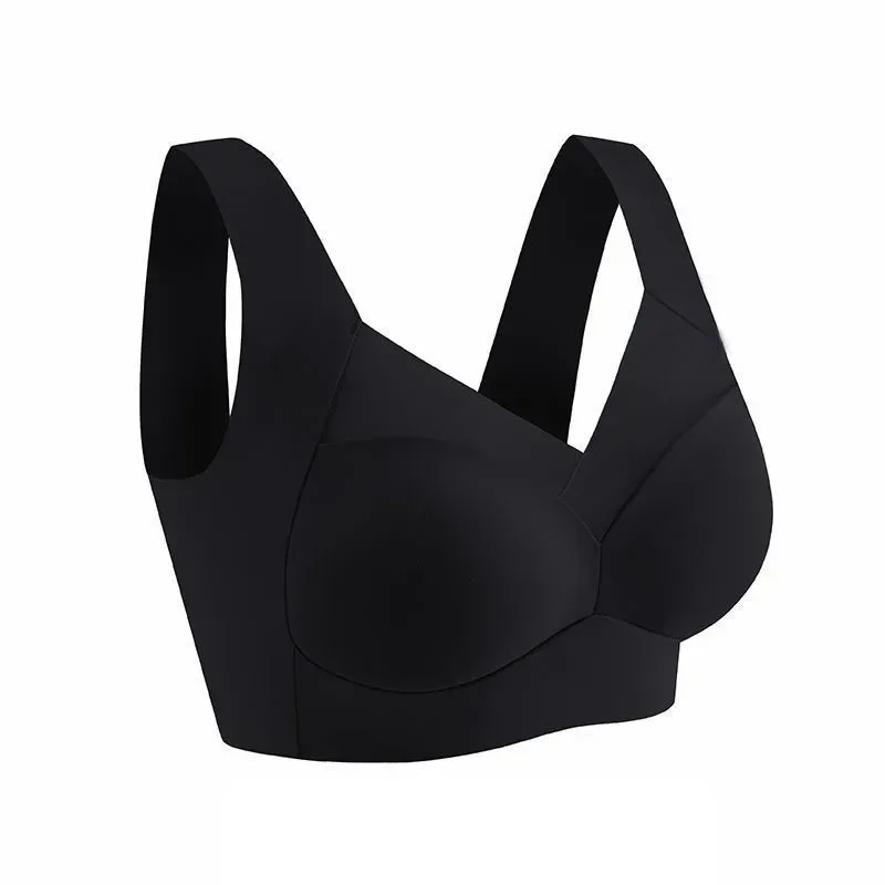 2 PCS Underwear Seamless Bra Women Is Sexy Large Size Tops Support Small Comfortable No Steel Ring Underwear L-6XL