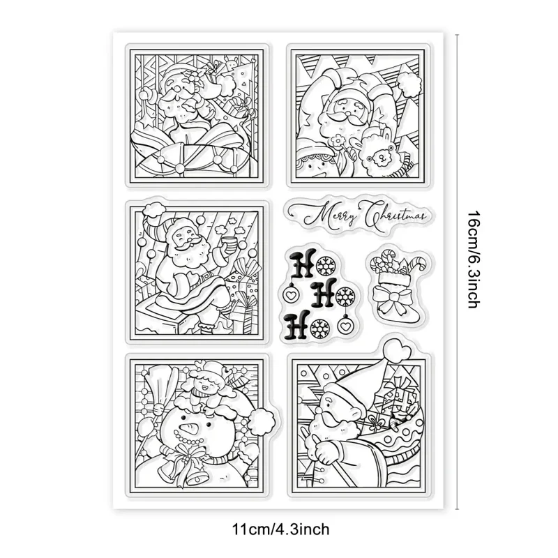 Animal Postman Silicone Clear Stamps Fox Hamster Rabbit Cat Transparent Stamps for Birthday Valentine's Day Cards Making DIY
