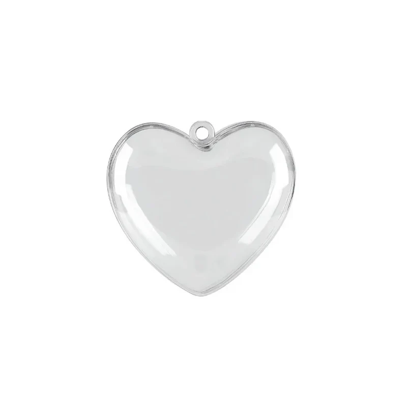 12 Pcs Transparent Love Empty Box for Valentine's Day Wedding Birthday Party Carnival Easter Christmas Gift Filler Decoration