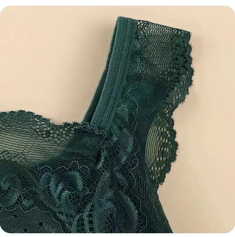 New Lace Non-trace Wrapping Tube Top Vest Style Ladies Underwear Without Steel Ring Anti-light Sexy Women's Sports Bra With Mat