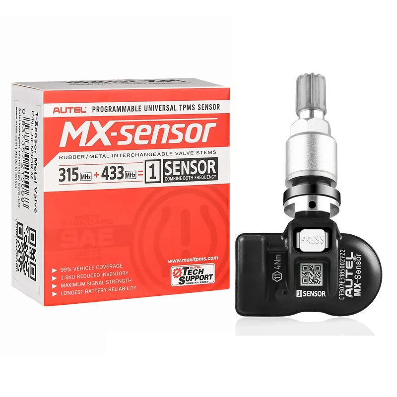 Autel TPMS MX Sensor 315MHz 433MHz Sensor 2in1 Clone-able Programming Sensors For TS501 TS508 Tire Pressure Monitoring Car Tool