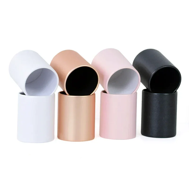 4Pcs Mini Flower Box Portable Round Rose Bouquet Bucket Boxes Wedding Party Table Decoration DIY Gift Packaging Valentine's Day