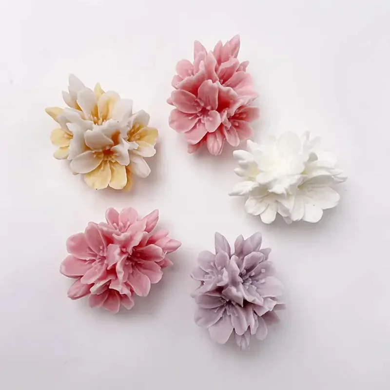 1pcSakura Peach Blossom Valentine's Day Anniversary GiftDIYSilicone Candle Mold Soap Resin Casting Handmade Soap Aromatherapy Pl