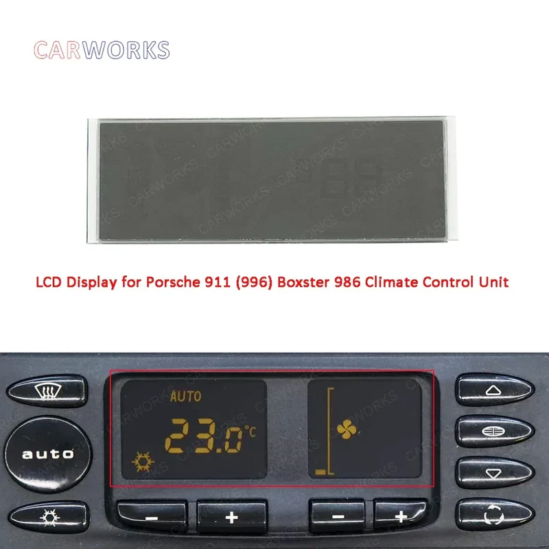 LCD SCREEN REPAIR KIT FOR PORSCHE 986 BOXSTER 996 DIGITAL HEATER CLIMATE CONTROL HVAC