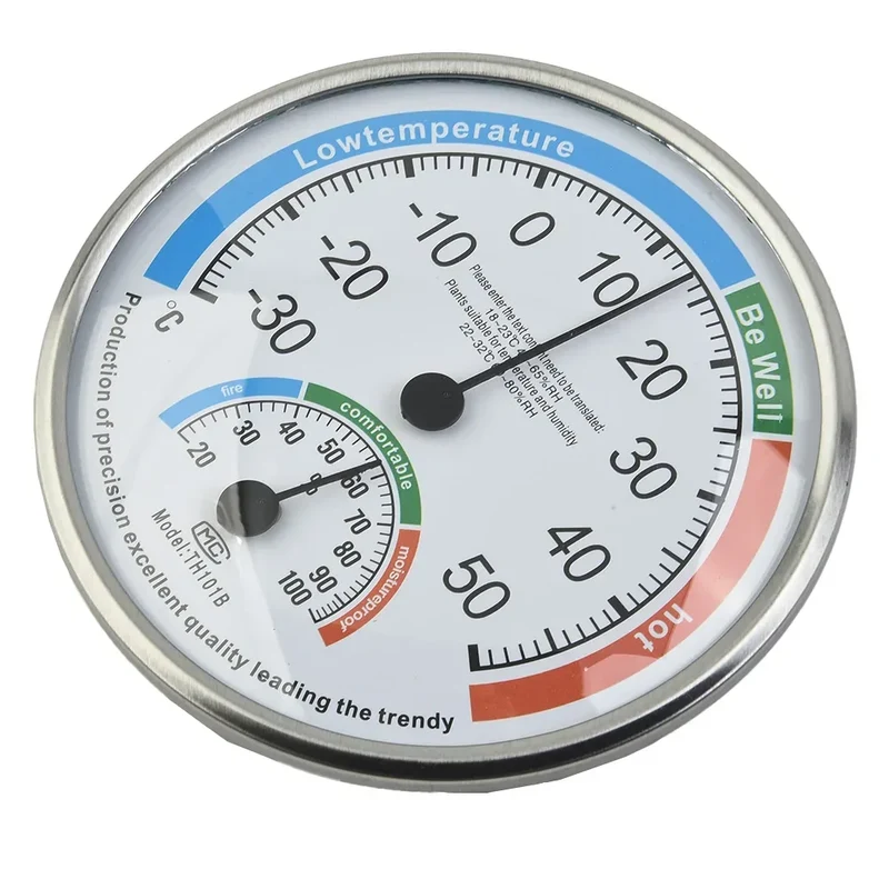Thermometer Hygrometer Thermo Analog Humidity Indoor Climate Control Home Office Outdoor Garden Restaurant Measuring Tool
