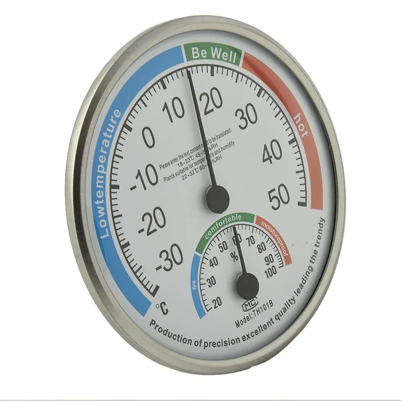 Thermometer Hygrometer Thermo Analog Humidity Indoor Climate Control Home Office Outdoor Garden Restaurant Measuring Tool