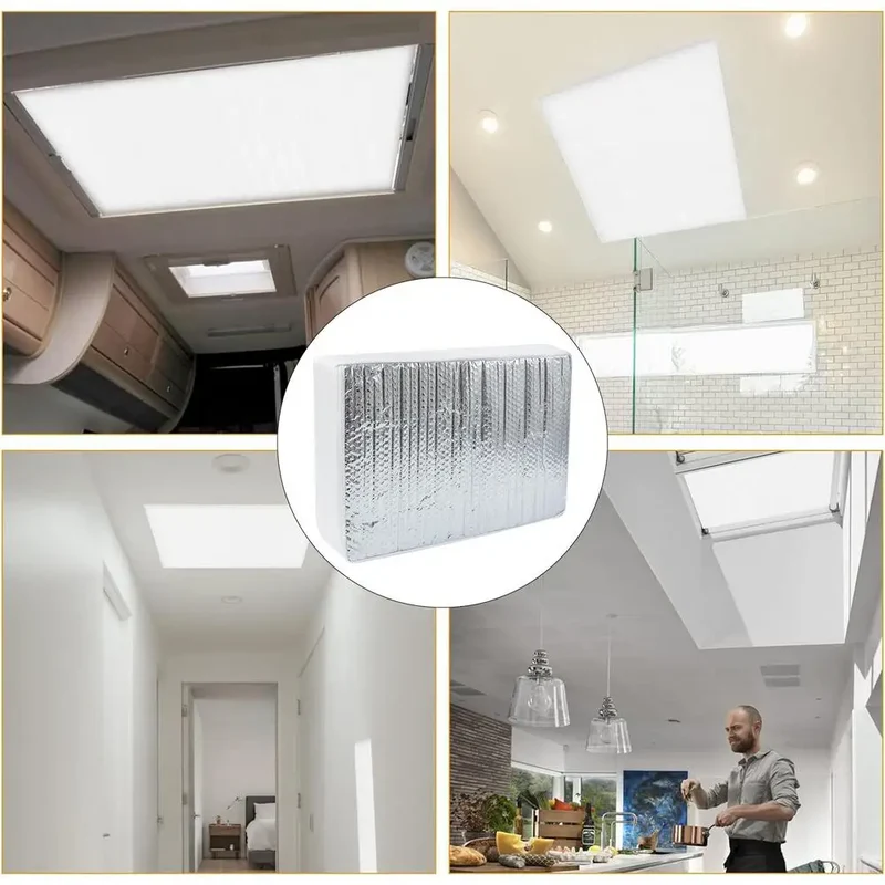 RV Skylight Cover Skylight Shade Insulator Cover Reflective Sunroof Cover Shade Sunshade For RV Vent UV Protection RV Blinds
