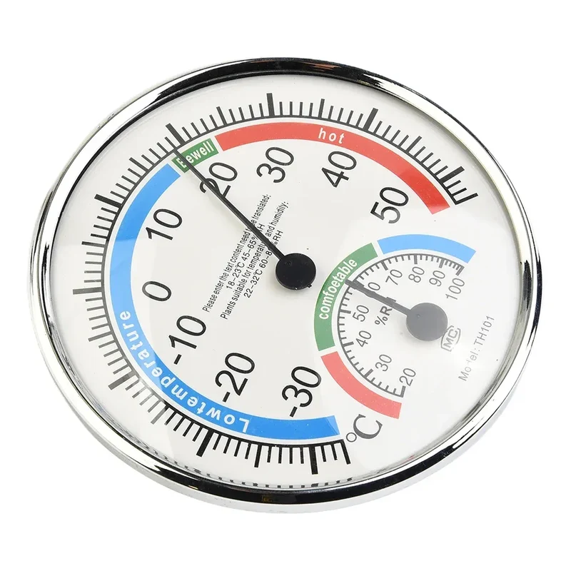 Thermometer Hygrometer Thermo Analog Humidity Temperature Meter Indoor Outdoor Climate Control Garden Thermometer