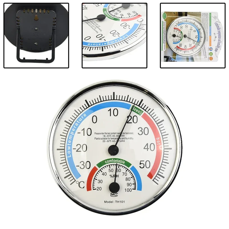 Thermometer Hygrometer Thermo Analog Humidity Temperature Meter Indoor Outdoor Climate Control Garden Thermometer