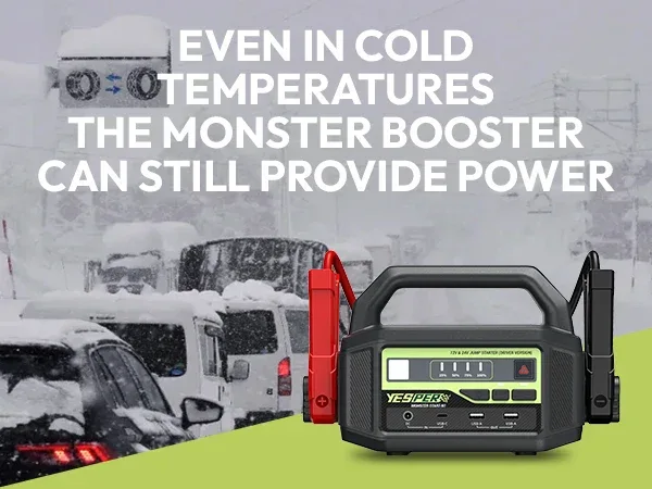 YESPER 24V Jump Car 6000A Peak Jump Starter For car Truck Portable Truck Battery Starting Device External battery