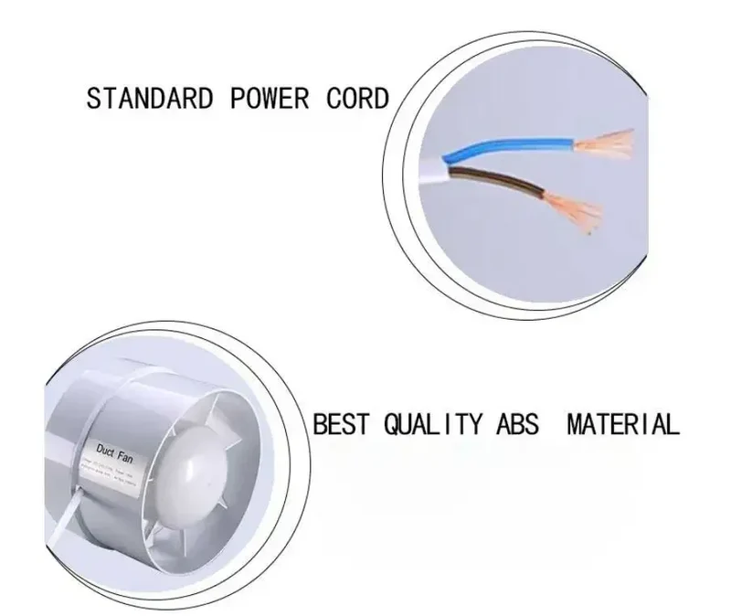 4 inch 220V Silent Ventilation Air Vents Ventilator Extractor Exhausted Extractor Fan Ventilator Bathroom Kitchen Washroom