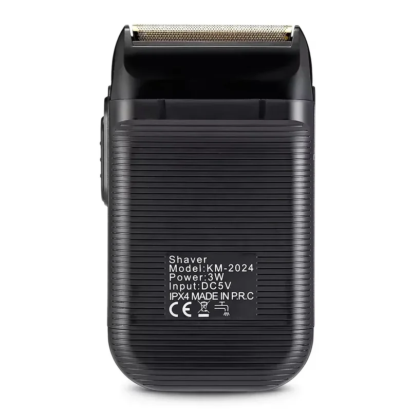 Kemei KM-2024 USB Charging Electric Shaver For Men Reciprocating Twin Blade Razor Shaver Beard Trimmer Shaving Machine