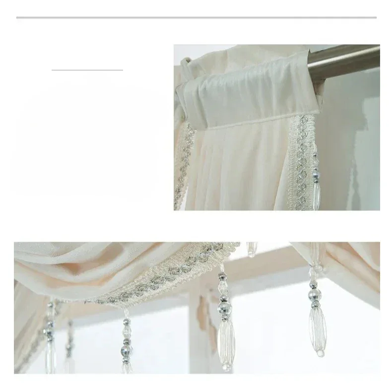 Velvet Valance Small Curtain for LivingRoom Bedroom Kitchen Hotel Hall Luxury Home Decoration High Quality Fabric Partition