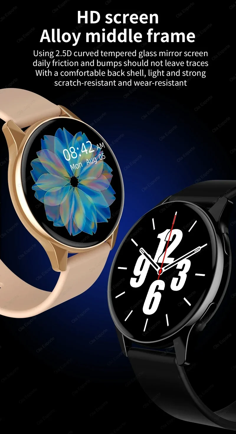 Smartwatch Women Watch 6 Health Monitoring Watch Waterproof Voice Assistant Bluetooth Call Smart Watch 2026 New Sports Watch