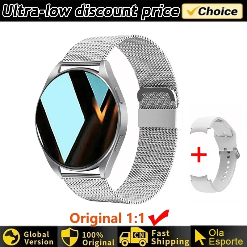 Smartwatch Women Watch 6 Health Monitoring Watch Waterproof Voice Assistant Bluetooth Call Smart Watch 2026 New Sports Watch
