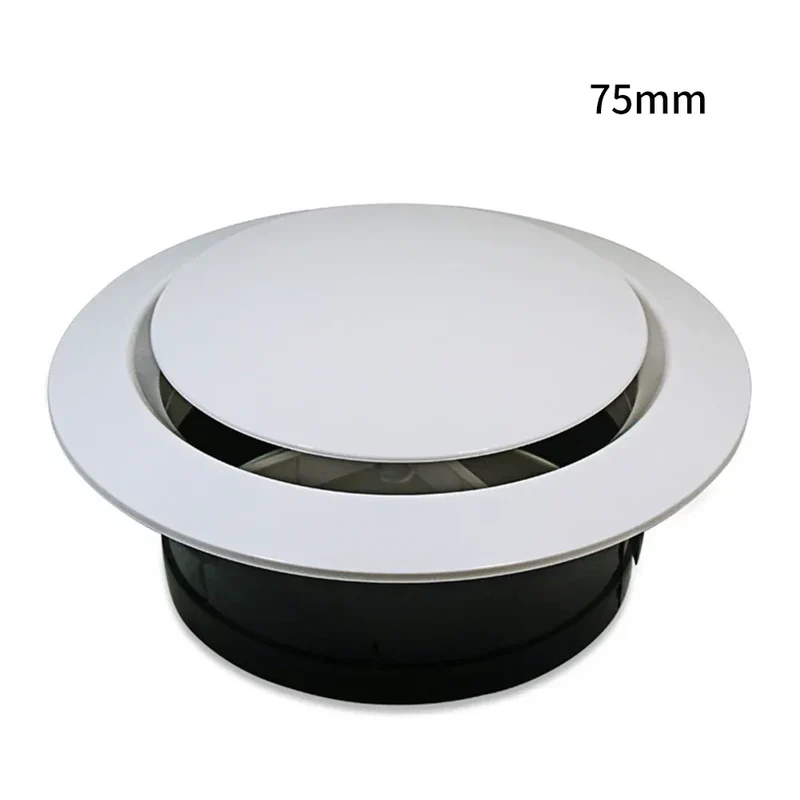 Vent Cover Air Outlet Home Ventilation 100MM 150MM 200MM 75MM Air Conditioning Tube Ventilation Diffuser Circular Air Outlet