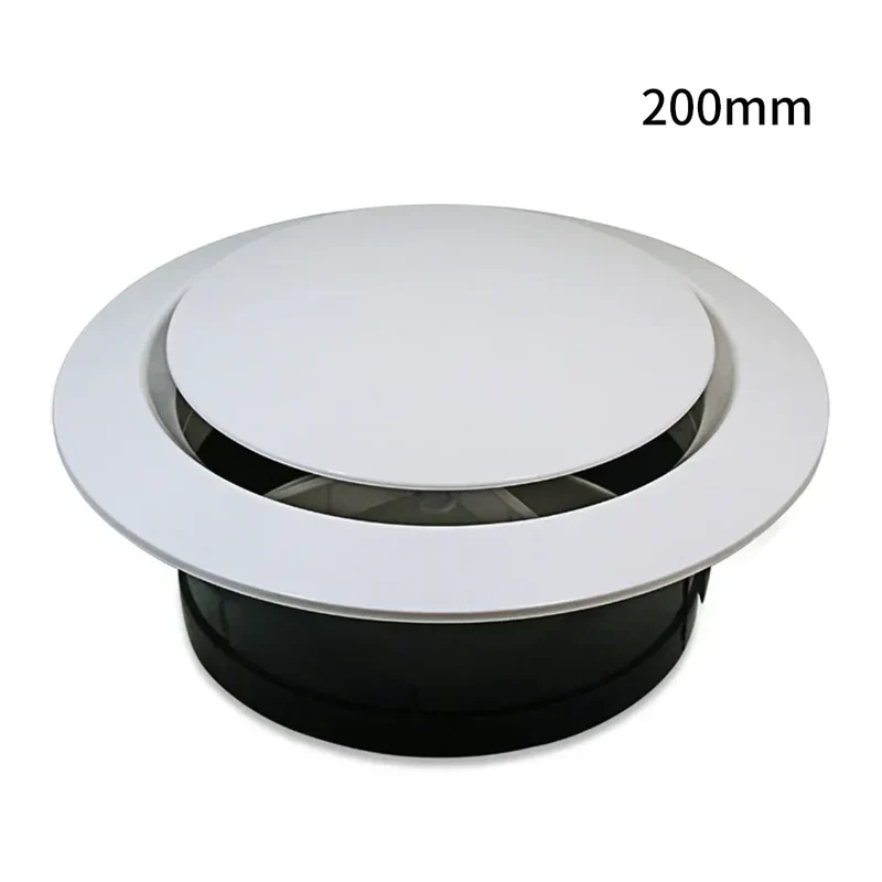 Vent Cover Air Outlet Home Ventilation 100MM 150MM 200MM 75MM Air Conditioning Tube Ventilation Diffuser Circular Air Outlet