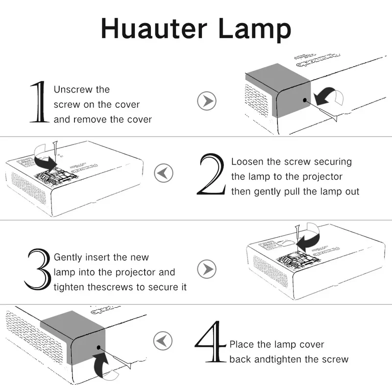EC.J5600.001 Projector Lamp with Housing for Acer H5340 H5350 X1160 X1160P X1160PZ X1160Z X1260 X1260E X1260P XD1160 XD1160Z