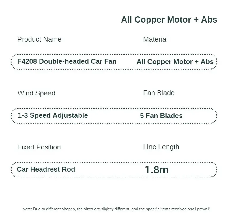 3-speed Car Fan Rear Seat Ventilador USB Freshener Air Conditioner Climatiseur Ventilateur Voiture Ventilatore Auto Cooler