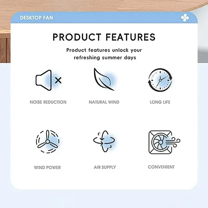 Rechargeable Portable Electric Fan 720° Rotating Hanging Clip Fan Night Light Air Cooler Outdoor Camping Small fans ventilador