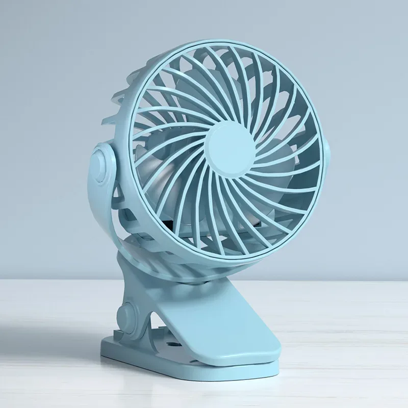 Rechargeable Portable Electric Fan 720° Rotating Hanging Clip Fan Night Light Air Cooler Outdoor Camping Small fans ventilador