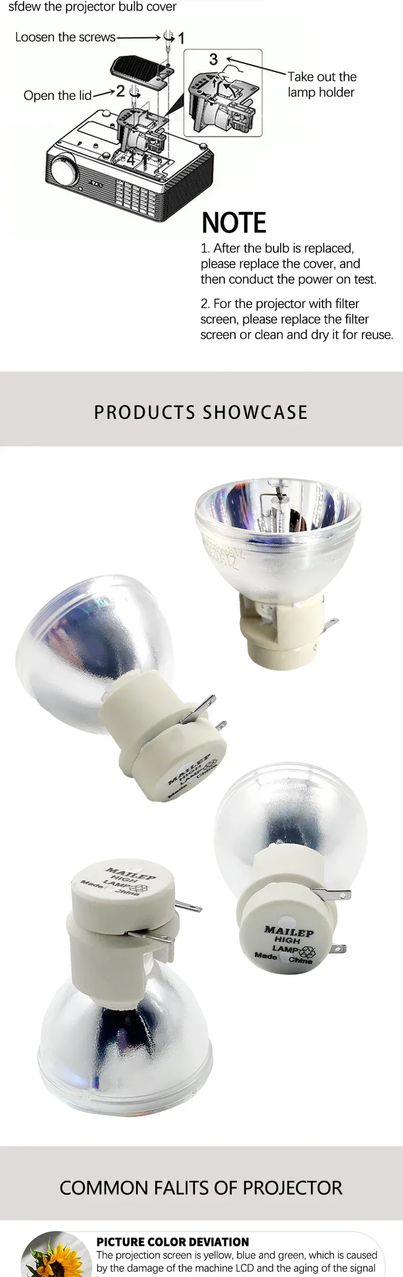 ELPLP49 projector light with casing, suitable for Epson EH-TW2800/EH-TW2900/EH-TW3000/EH-TW3200/EH-TW3500/EH-TW3600/EH-TW3800