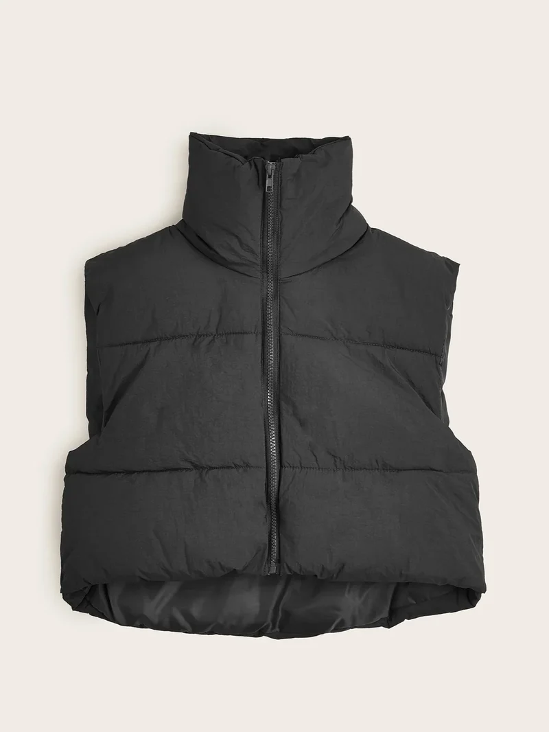 Women'S Sleeveless Vest - Vibrant Pink Slim-Fit Alternative Coat with Drawstring Hood, Zipper Front & Pockets for Fall/Winter Casual Wear, Casual Winter Wear | High Neckline Vest | Zippered Jacket