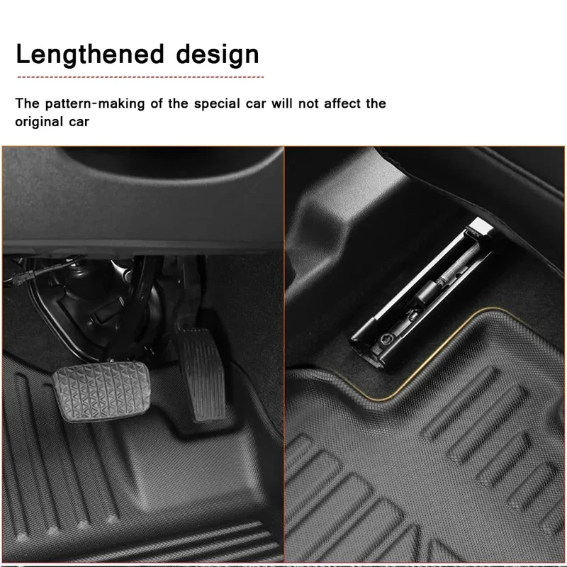 TPE Car Floor Mats for Honda CR-V 2017 -2019 2020 2021 2022 Waterproof Protective Rubber Car Pad Liner Auto Interior Accessories