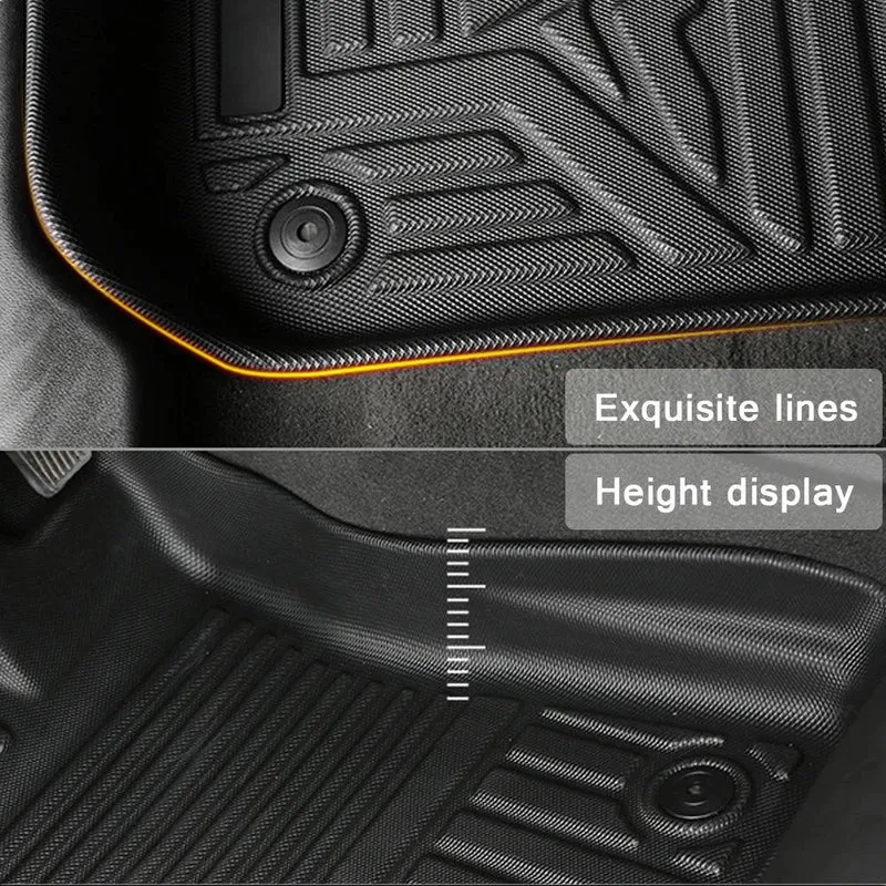 TPE Car Floor Mats for Honda CR-V 2017 -2019 2020 2021 2022 Waterproof Protective Rubber Car Pad Liner Auto Interior Accessories