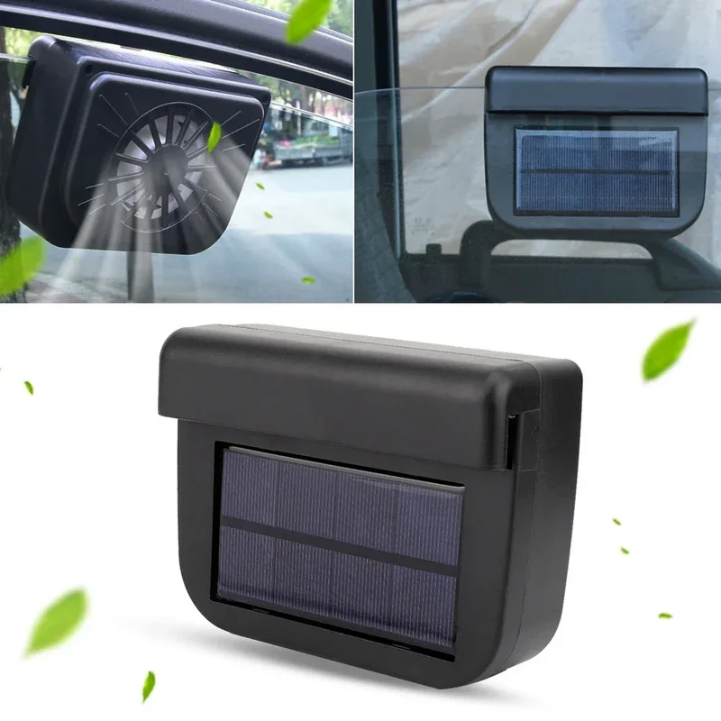 Car Air Vent Fan Car Cooling Fan Car Ventilation Fan Solar Power Car Auto Air Vent Cooling Ventilation System Heater Exhaust Fan