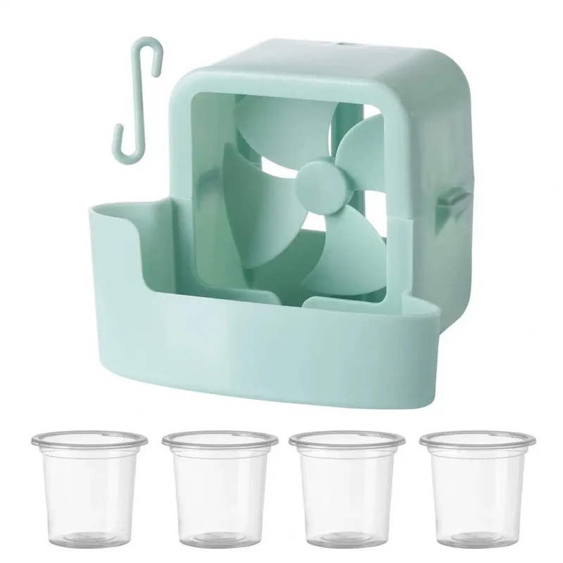 Ventilateur Hanging Add Ice Cup Summer Plastic Mini Fan Portable Fan Cooling Tool DIY Water Tower Cooling Product Home Accessory