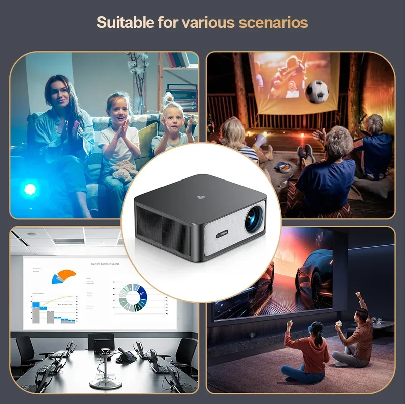 ThundeaL 3000Ansi 4K Full HD Projector TD98Pro 2G 32G Home Theater WiFi Android Portable Samrt TV Cinema TD98 Pro Beam Projector