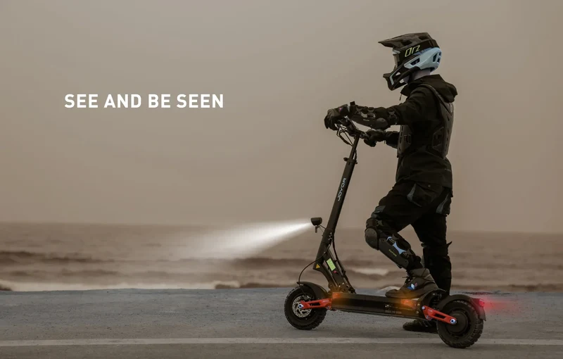 JOYOR T10 Adult Electric Scooter 1000W*2 Motor 60V18AH Battery Off-Road Escooter 10" Off-Road Tire Foldable E-Scooter