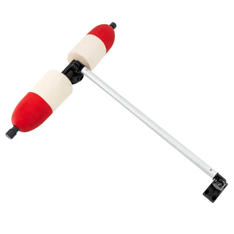 Marine Boat Kayak Red Durable Outrigger/Stabilizer System PVC and Aluminum for Most Kayaks and Canoes